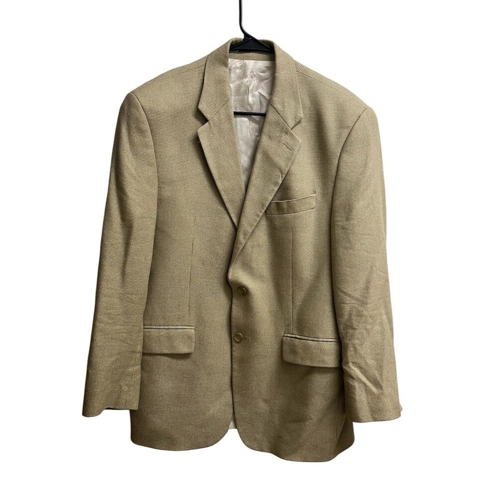 Polo University Club Ralph Lauren Men’s Tan Silk Wool Blazer SZ 40R